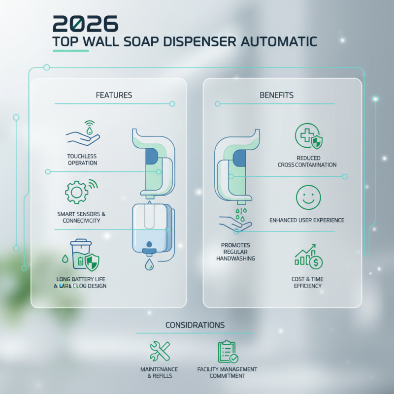 2026 Top Wall Soap Dispenser Automatic Features and Benefits?