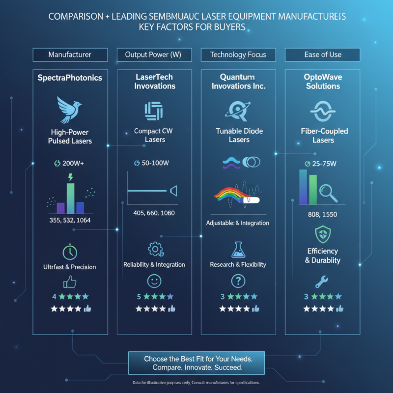 Top 10 Semiconductor Laser Equipment Solutions for Buyers