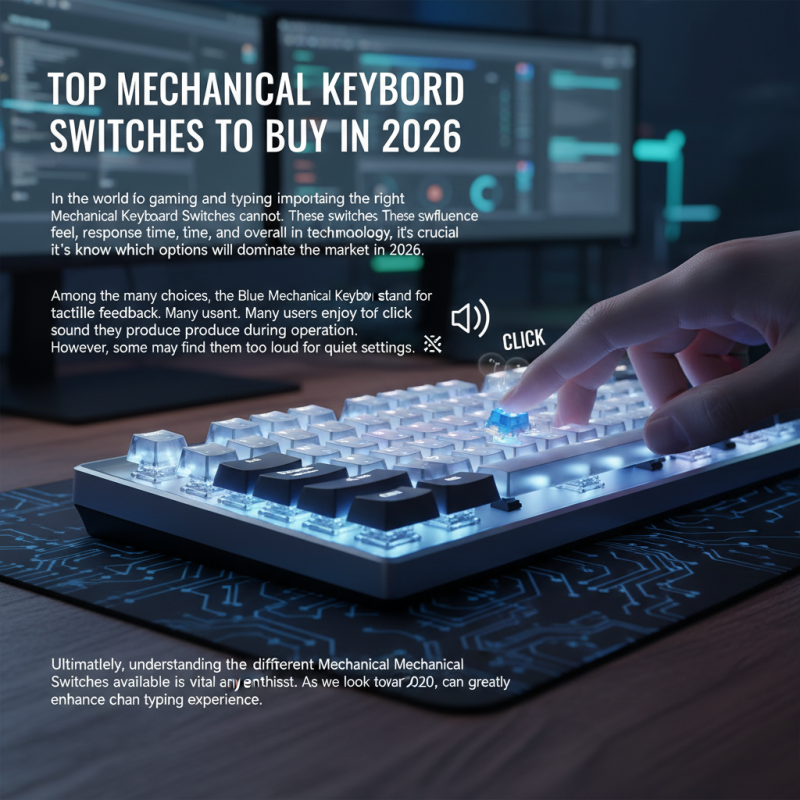 Top Mechanical Keyboard Switches to Buy in 2026?