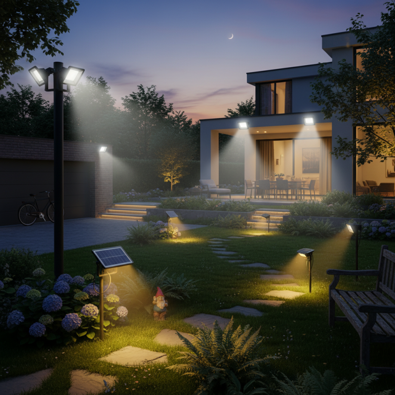 Top 10 Solar Flood Light Options For Your Outdoor Needs?