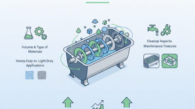 How to Choose the Best Double Ribbon Mixer for Your Needs?