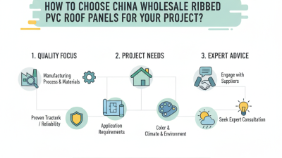 Wie wählt man gerippte PVC-Dachpaneele aus China im Großhandel für sein Projekt aus?