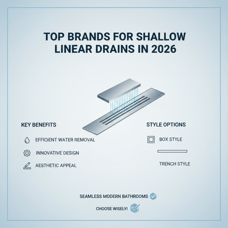 2026 Best Shallow Linear Drain for Your Home Renovation?