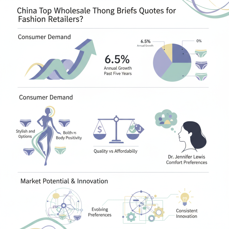 China Top Wholesale Thong Briefs Quotes for Fashion Retailers?