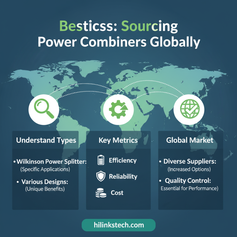 Power Combiner Types for Efficient Global Procurement Strategies?