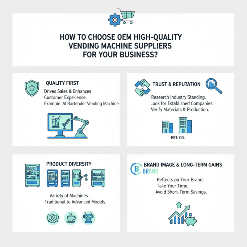 How to Choose OEM High-Quality Vending Machine Suppliers for Your Business?