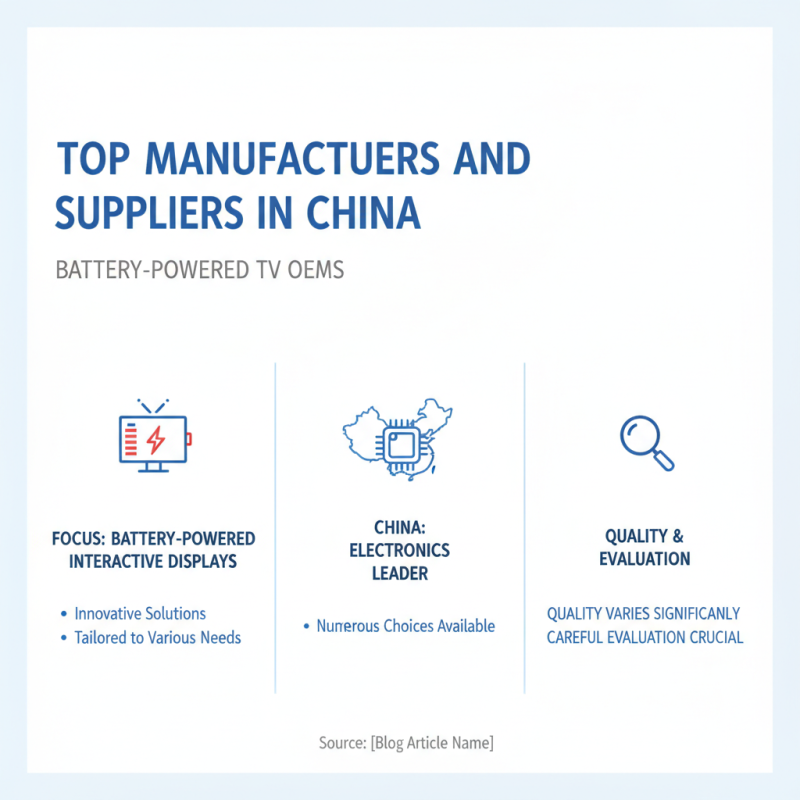 Top 10 China Wholesale Battery Powered TV OEM Options You Should Consider?