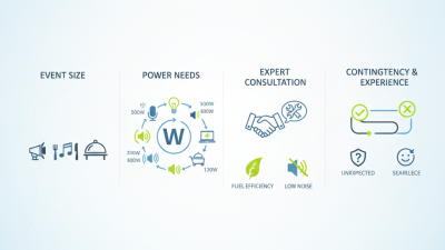 What to Consider When Renting Event Generators for Your Needs?