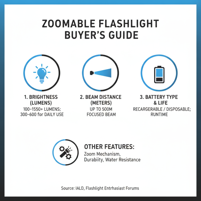 Top 10 Zoomable Flashlights for Global Buyers Need to Know?