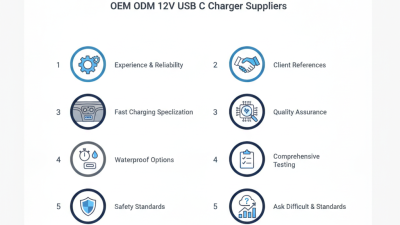 Top 10 Tips for Choosing the Best OEM ODM 12v USB C Charger Suppliers?