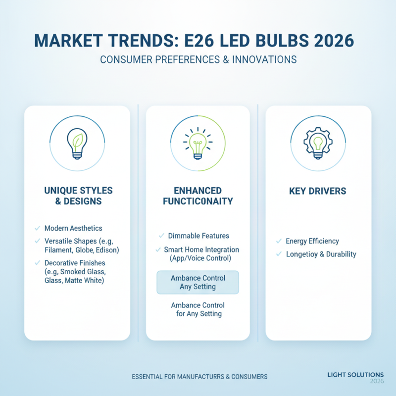 2026 Top E26 Led Bulb Dimmable Features for Global Buyers?