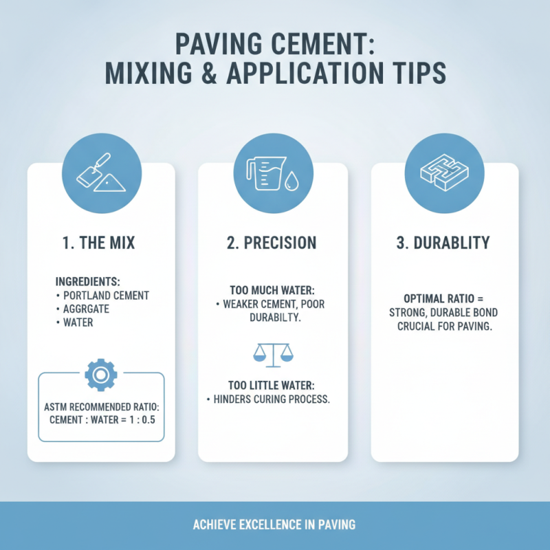 How to Choose the Best Paving Cement for Your Project?