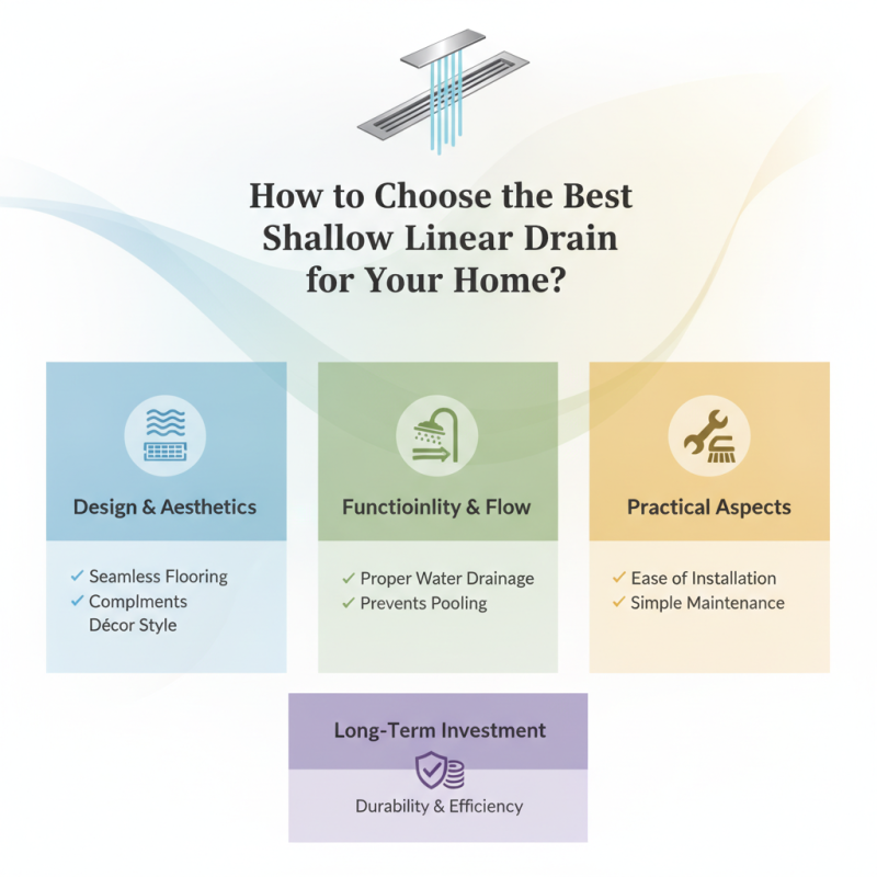 How to Choose the Best Shallow Linear Drain for Your Home?
