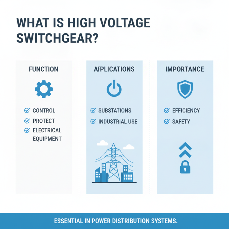 What is High Voltage Switchgear Series and Its Applications?