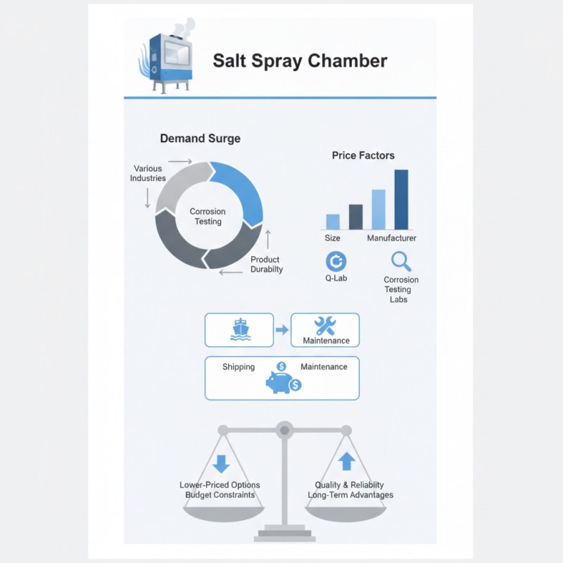 What is the Average Price for Salt Spray Chambers in China?