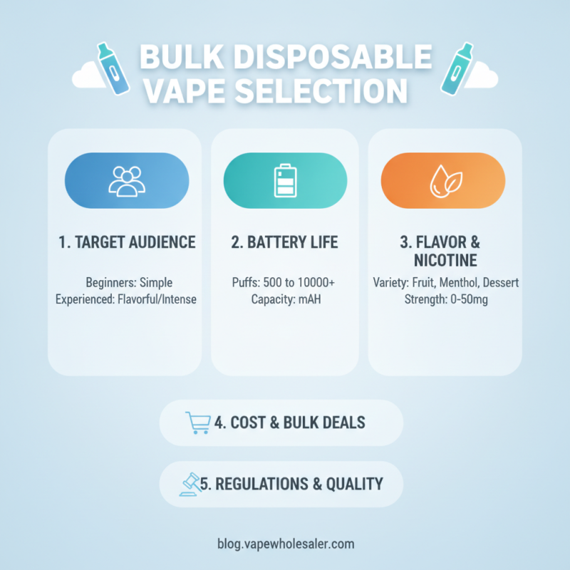 Ultimate Tips for Choosing Bulk Disposable Vape Options?