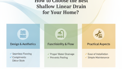 How to Choose the Best Shallow Linear Drain for Your Home?