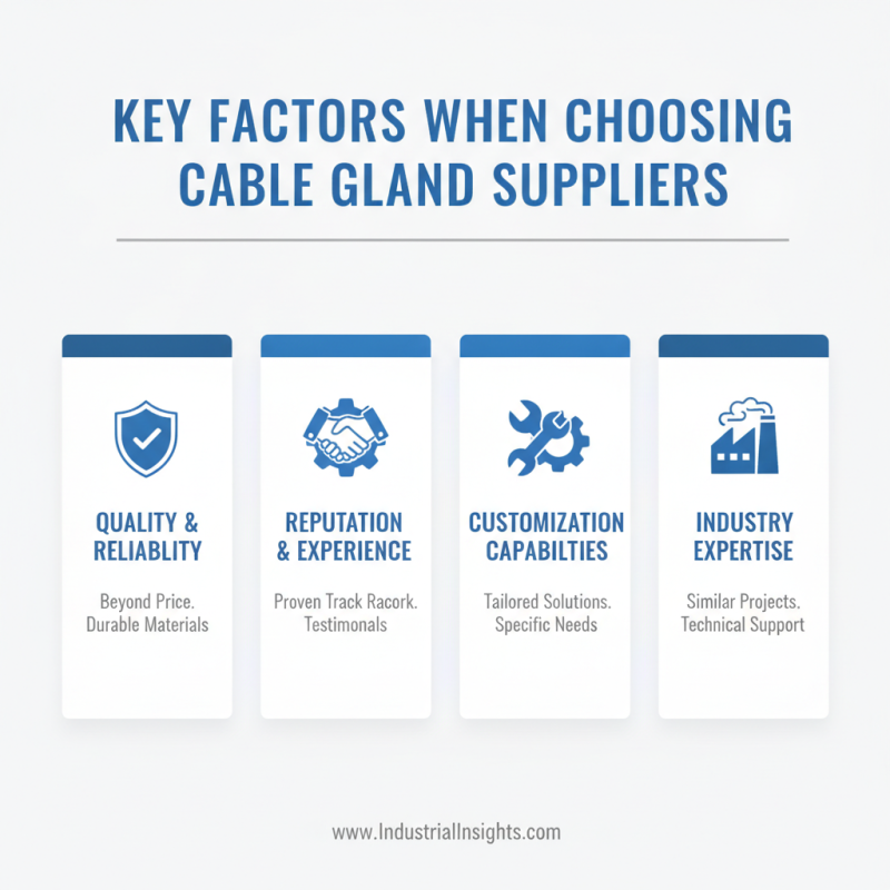 How to Choose the Best China Industrial Metal Cable Gland Customization Suppliers?