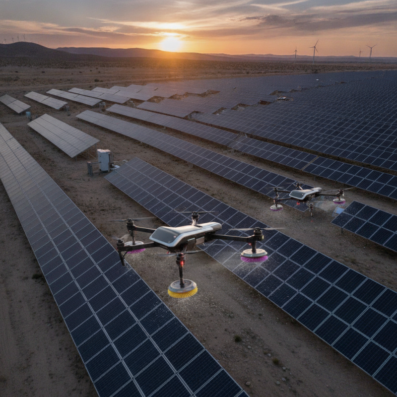 China Top Solar Cleaning Drone Solutions for Global Buyers?