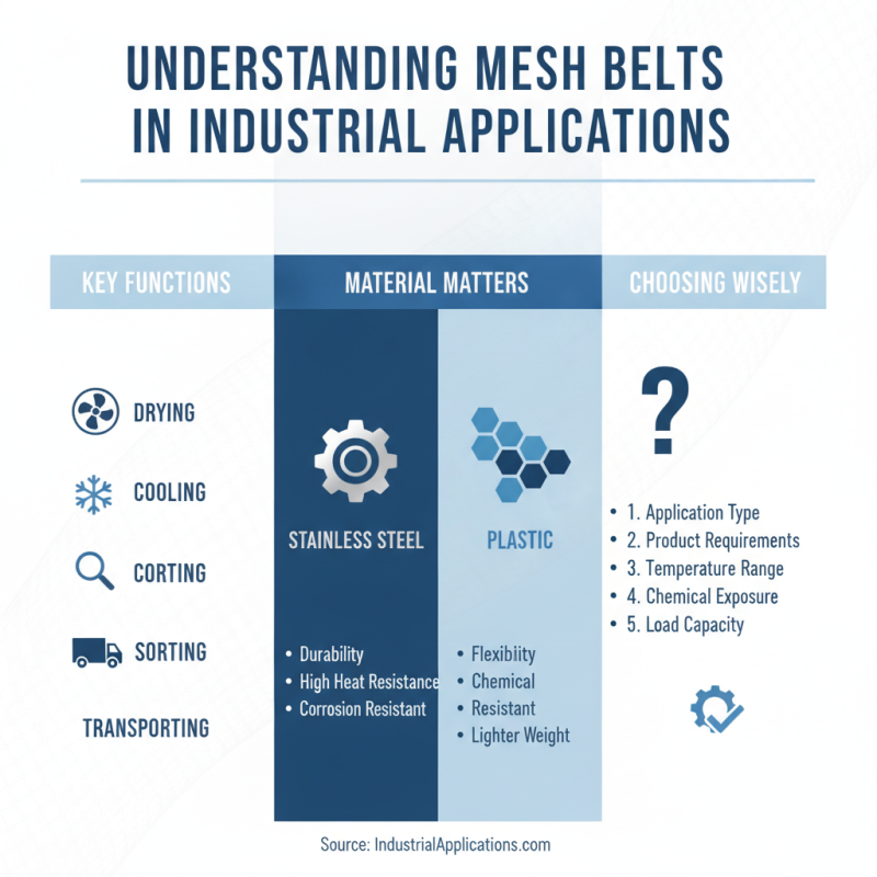 How to Choose the Right Mesh Belt for Your Industry Needs?