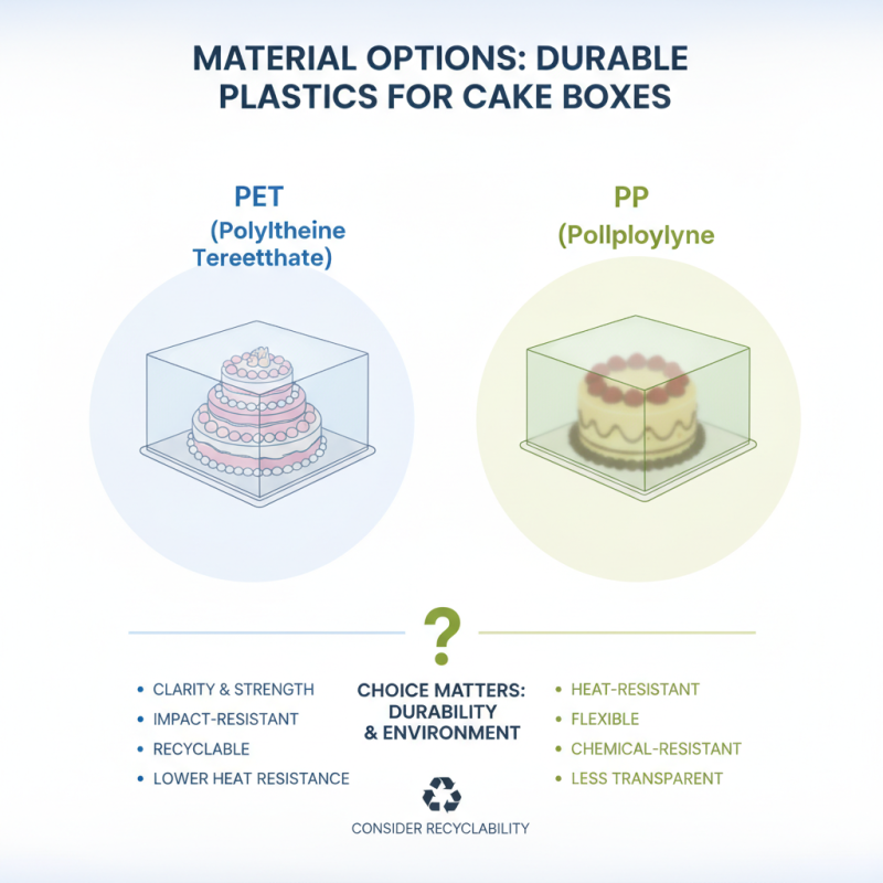 How to Choose the Best Transparent Cake Box for Your Needs?