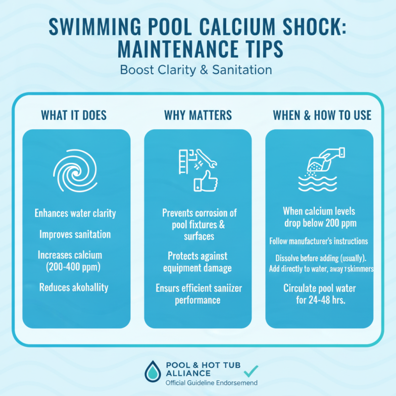 China Best Wholesale Calcium Pool Shock for Your Swimming Pool Needs?