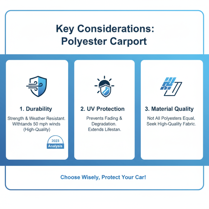 2026 Best Polyester Carport Options for Global Buyers?