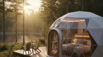 Top Quality Fiberglass EPS Glamping Dome House for Sale?