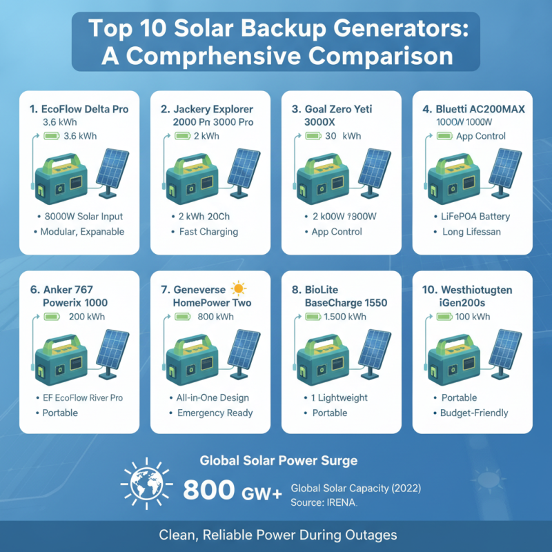 Top 10 Solar Backup Generators for Reliable Power Supply?