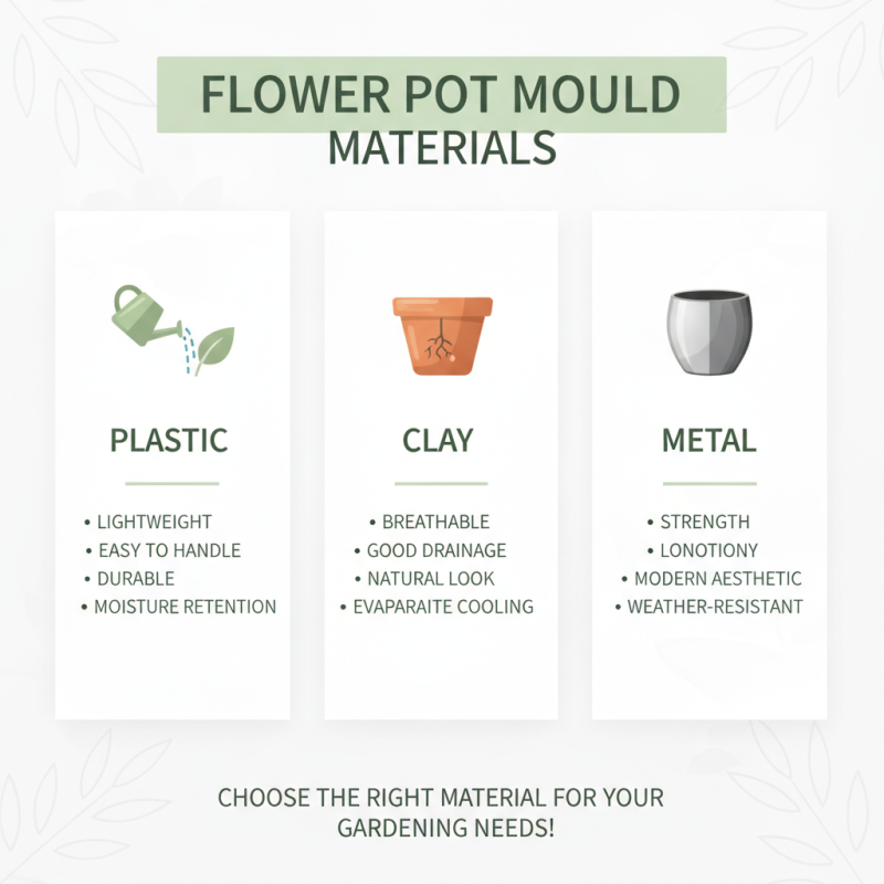 How to Choose the Best Flower Pot Mould for Your Needs?