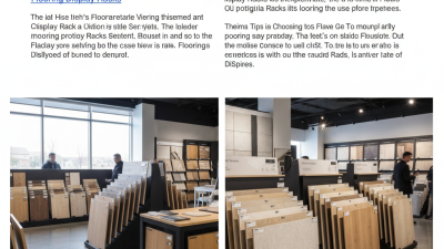 Ultimate Tips for Choosing the Best Flooring Display Racks?