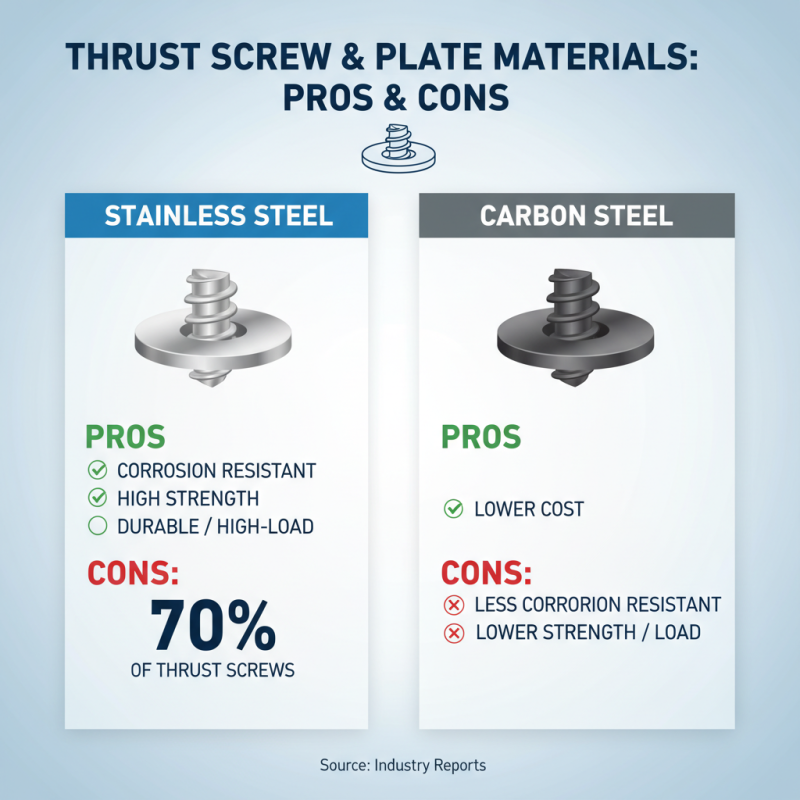 How to Choose the Right Thrust Screws and Plates for Your Needs?