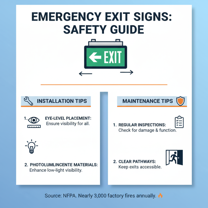 2026 How to Choose the Best Famous Emergency Exit Signs for Factories?