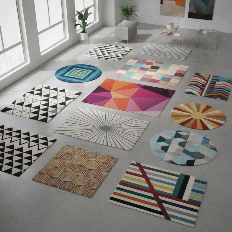 Top 10 Geometric Rugs for Global Buyers in 2026?