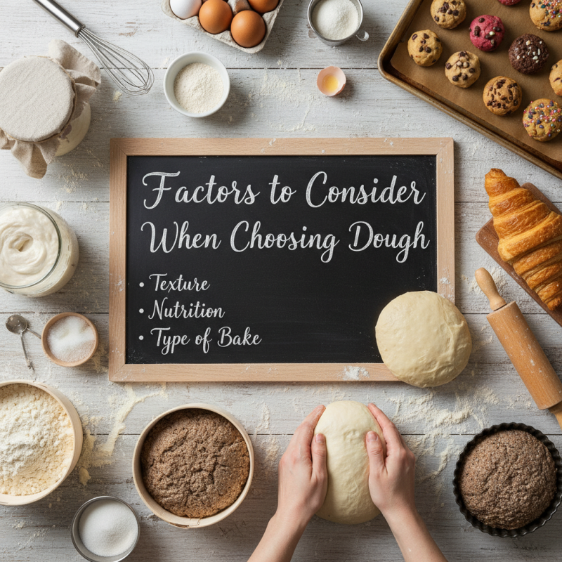 How to Choose the Best Dough for Your Baking Needs?