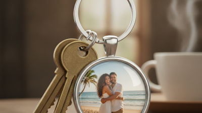 What is a personalized keychain with picture for gifts?