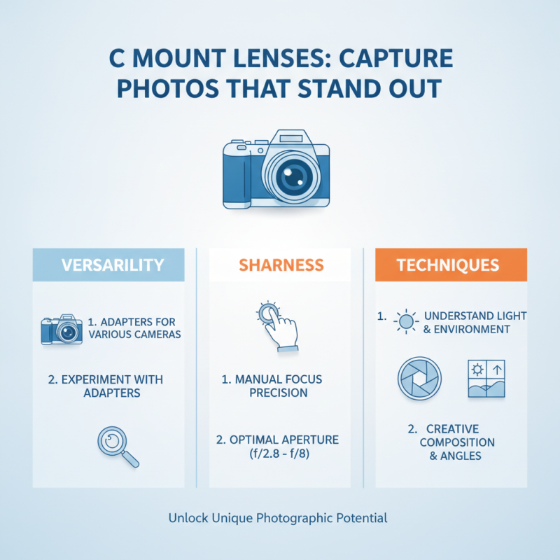 C Mount Lenses Tips for Optimal Photography Results?
