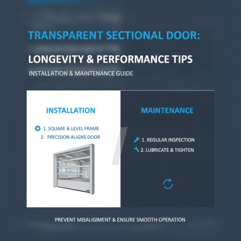 How to Choose the Best Transparent Sectional Door for Your Business?