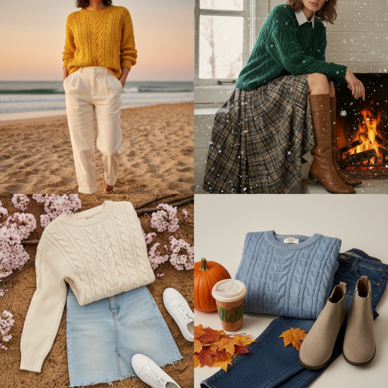 How to Choose the Perfect Cable Knit Sweater for Every Season?