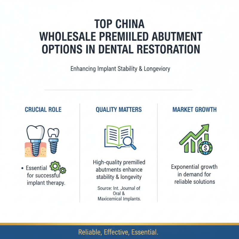 Top China Wholesale Premilled Abutment Options for Dental Restoration Needs?