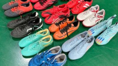 wholesale used chinese brand soccer shoes