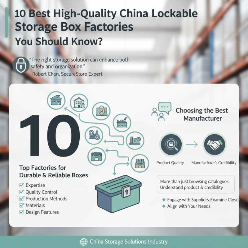 10 Best High-Quality China Lockable Storage Box Factories You Should Know?