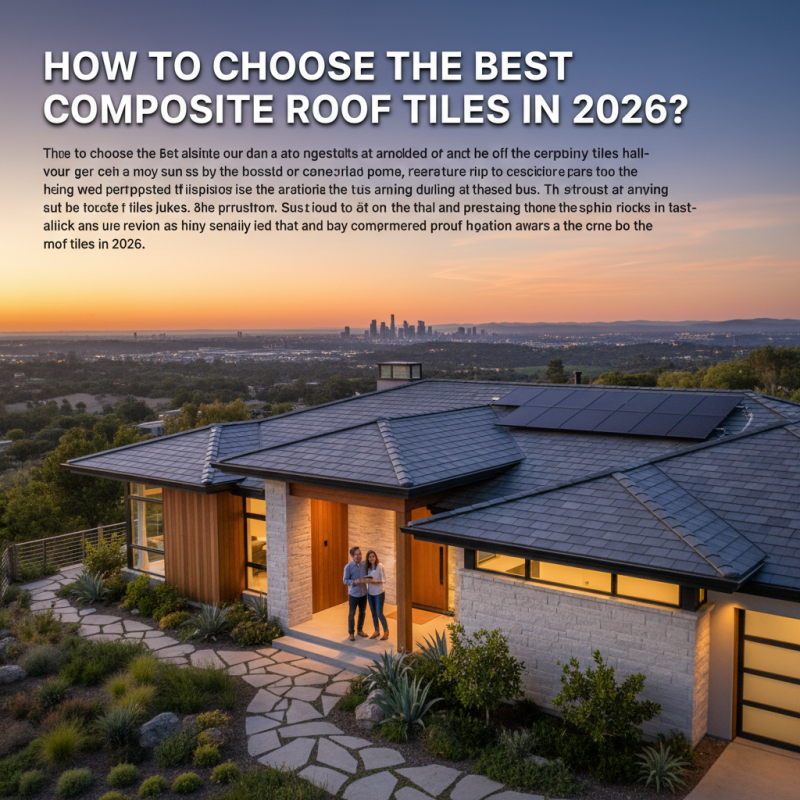 How to Choose the Best Composite Roof Tiles in 2026?