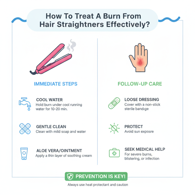How To Treat A Burn From Hair Straighteners Effectively?