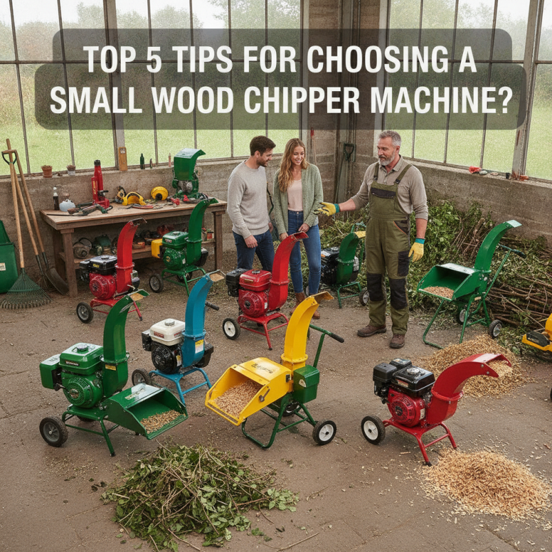 Top 5 Tips for Choosing a Small Wood Chipper Machine?