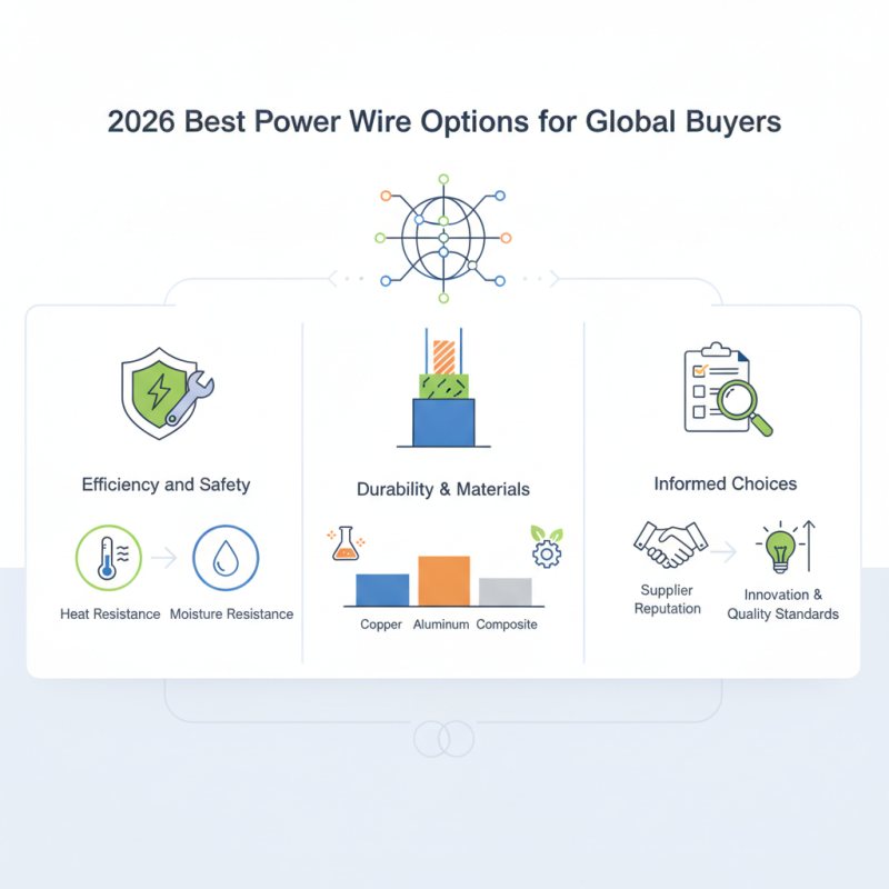 2026 Best Power Wire Options for Global Buyers