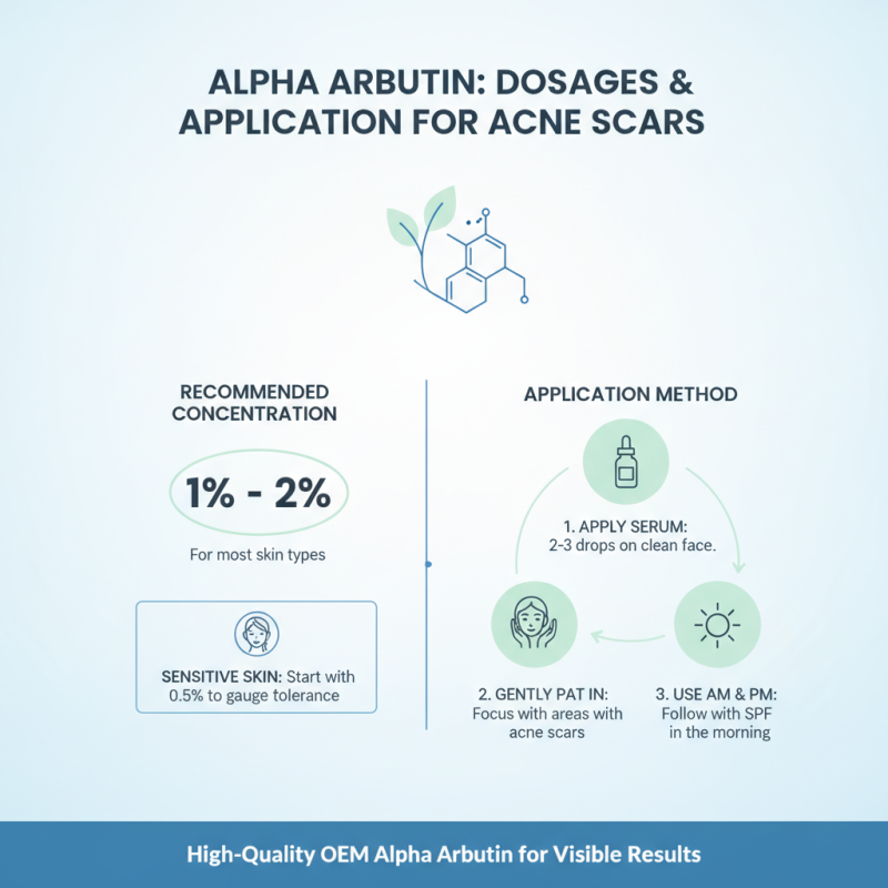 How to Use High-Quality OEM Alpha Arbutin for Reducing Acne Scars?