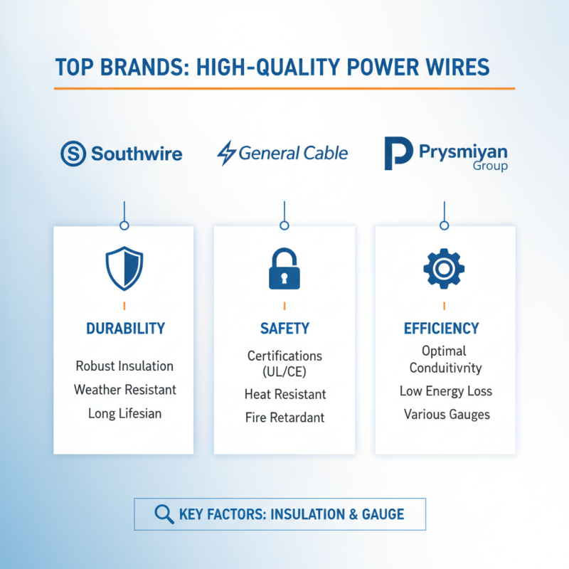 2026 Best Power Wire Options for Global Buyers