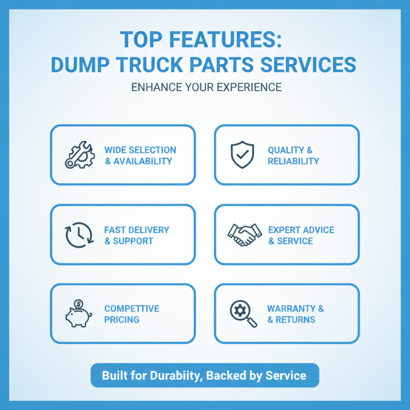 Top China Wholesale Dump Truck Parts Service Options to Consider?