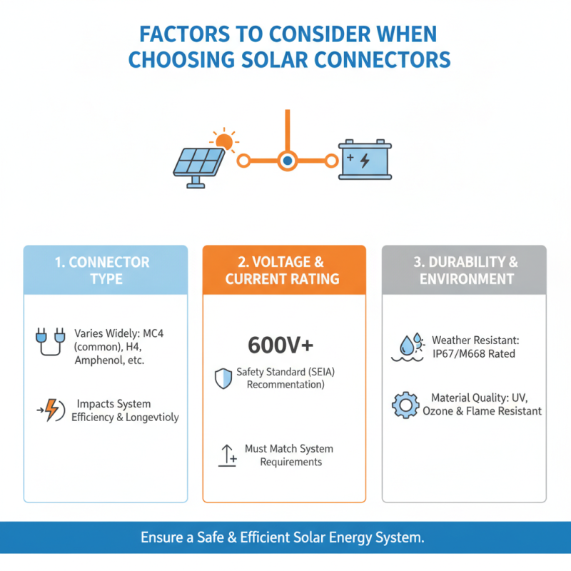 How to Choose the Right Solar Energy Storage Connectors?